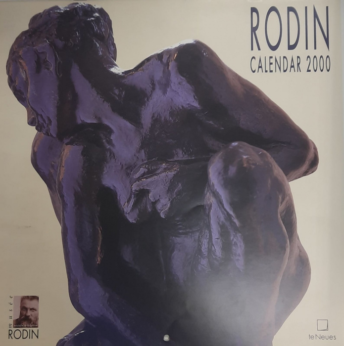 Книга &quot;Rodin&quot; Календарь 2000 New York 1998 Мягкая обл. 24 с. С цветными иллюстрациями